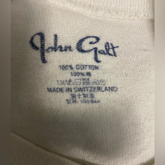 Vintage White John Galt Long Sleeve Crew Neck Pullover Sweatshirt Matthews Band - Picture 8 of 8